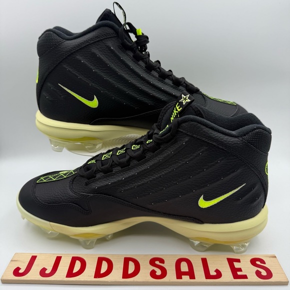 Nike Griffey 2 MCS Baseball Cleats Volt Green Black HF1579-001 Men’s Sizes NEW